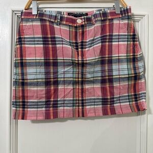 Ralph Lauren Multicolor Plaid Mini Skirt